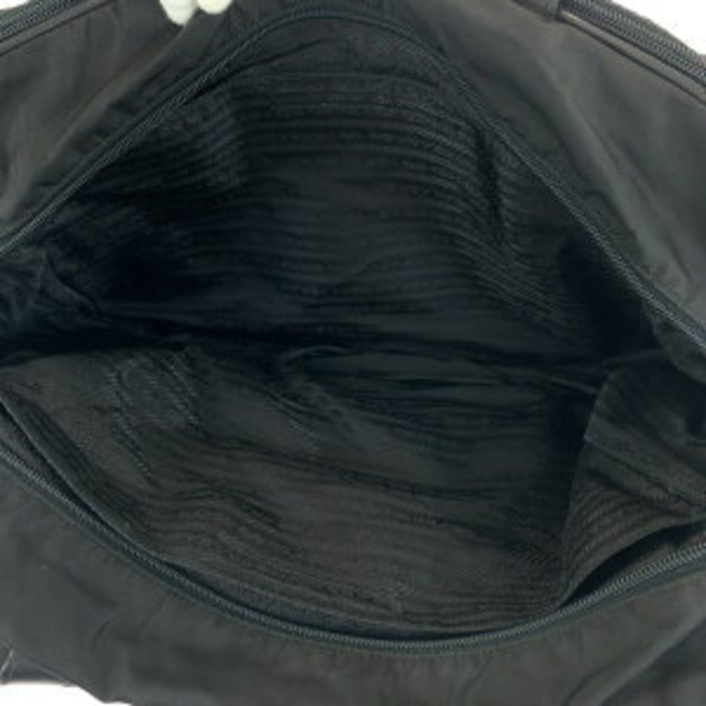 Prada Shoulder Black Triangular Briefcase Bag Bus… - image 8